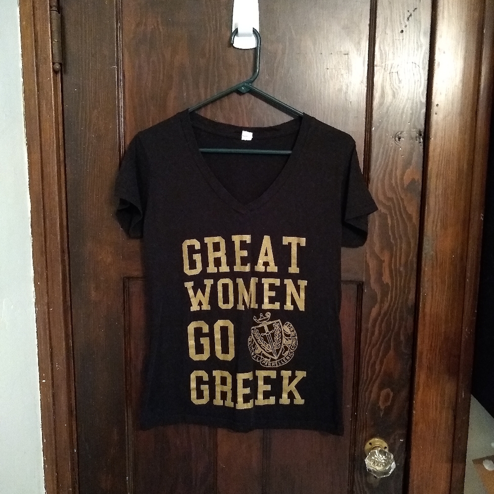"Great Women Go Greek" NPC Sorority Tee